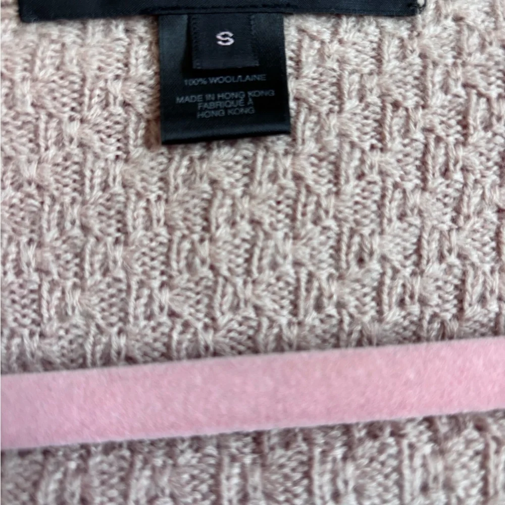 Marc Jacobs Dusty Rose Cropped Wool  Cardigan Embellished Small - Picture 9 of 13